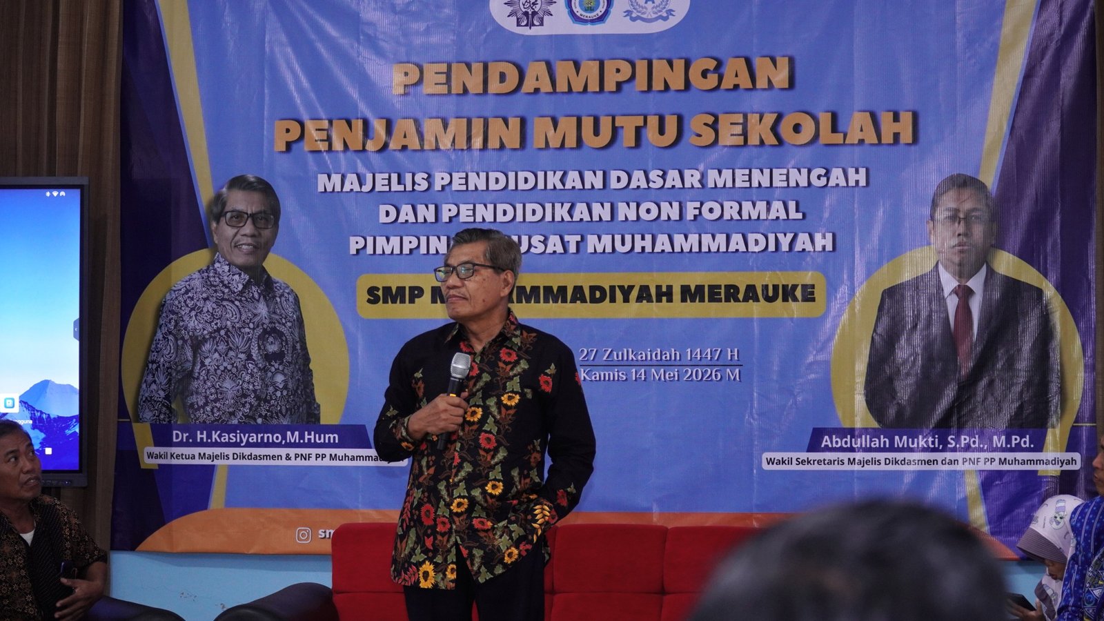 Majelis Dikdasmen dan PNF PP Muhammadiyah Bekali SMP Muhammadiyah Merauke Strategi Peningkatan Mutu Sekolah dan Persiapan Kelas Bilingual